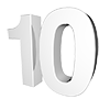10-NUMBER ｜ 10 numbers ｜ Characters ｜ Illustrations ｜ Free material