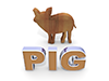Pig ｜ Pig ｜ Character ｜ Illustration ｜ Free material