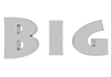 BIG ｜ Large / Big ――Character ｜ Illustration ｜ Free material