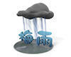 Nimbus and rainy season-characters | illustrations | free material