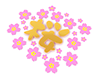 Sakura and Petals-Characters | Illustrations | Free Material