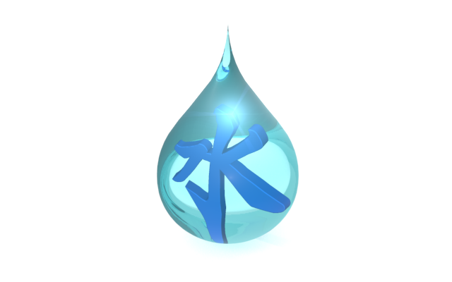 Water / 3D Characters-Illustration / 3D Rendering / Word / Words / Photos / Clip Art / Free Material