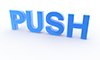 PUSH ｜ Push-Text ｜ Illustration ｜ Free material