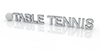 TABLE-TENNIS｜テーブルテニス - 文字｜イラスト｜無料素材