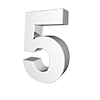 5-NUMBER ｜ 5 Numbers ｜ Characters ｜ Illustrations ｜ Free Material