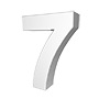 7-NUMBER ｜ 7 numbers ｜ Characters ｜ Illustrations ｜ Free material