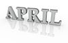 APRIL ｜ April-Text ｜ Illustration ｜ Free material