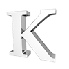 K-ALPHABET ｜ K-Alphabet-Characters ｜ Illustrations ｜ Free material