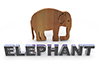 Elephant ｜ Elephant-Character ｜ Illustration ｜ Free material