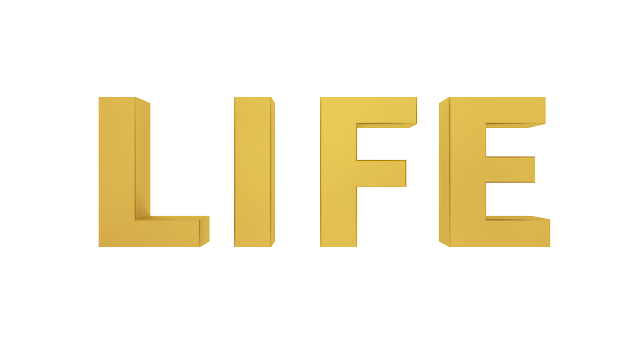 Life 人生 生活 文字 イラスト 無料素材