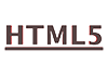 HTML 5｜エイチティーエムエル5 - 文字｜イラスト｜無料素材