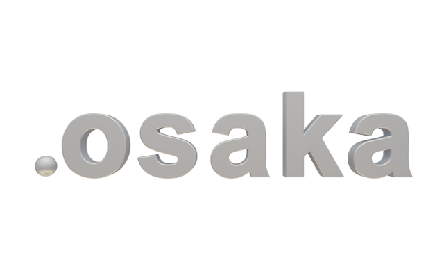 Osaka Domain ドメイン 取得 文字 イラスト 無料素材