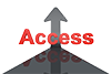 Access ｜ Access ｜ Up / Up-Text ｜ Illustration ｜ Free material