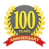 100 YEARS ANNIVERSARY｜100 周年 記念日 - 文字｜イラスト｜無料素材