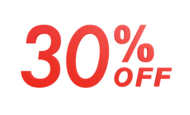 30 % OFF｜30 パーセントオフ - 文字｜イラスト｜無料素材