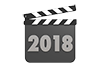 2018 ｜ Year Movie shooting clapperboard-Characters ｜ Illustrations ｜ Free material