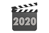 2020 ｜ Year Movie shooting clapperboard --Character ｜ Illustration ｜ Free material